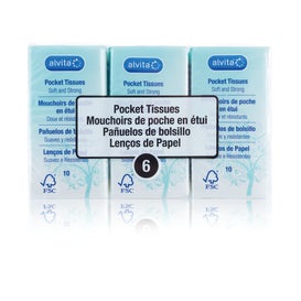 Alvita pañuelo papel 6uds