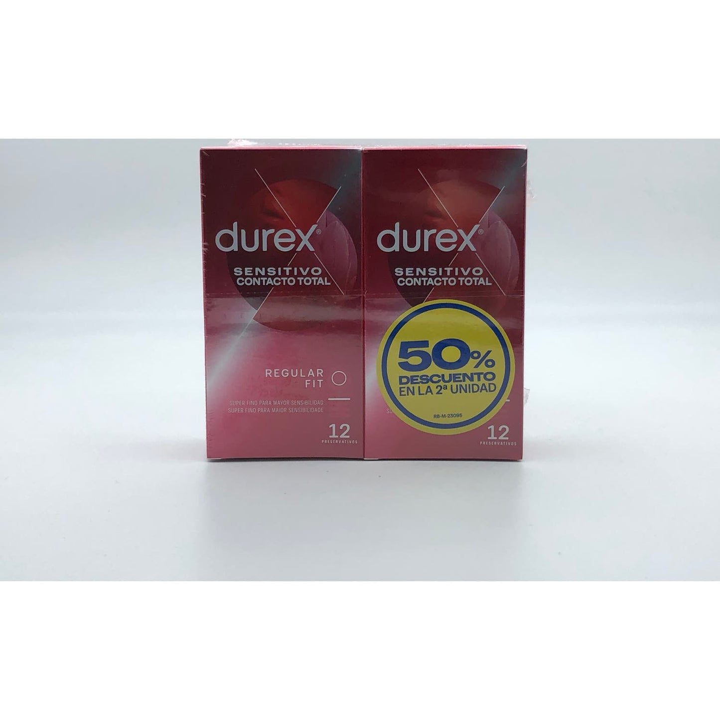 Durex Sensitivo Contacto Total 2x12uds