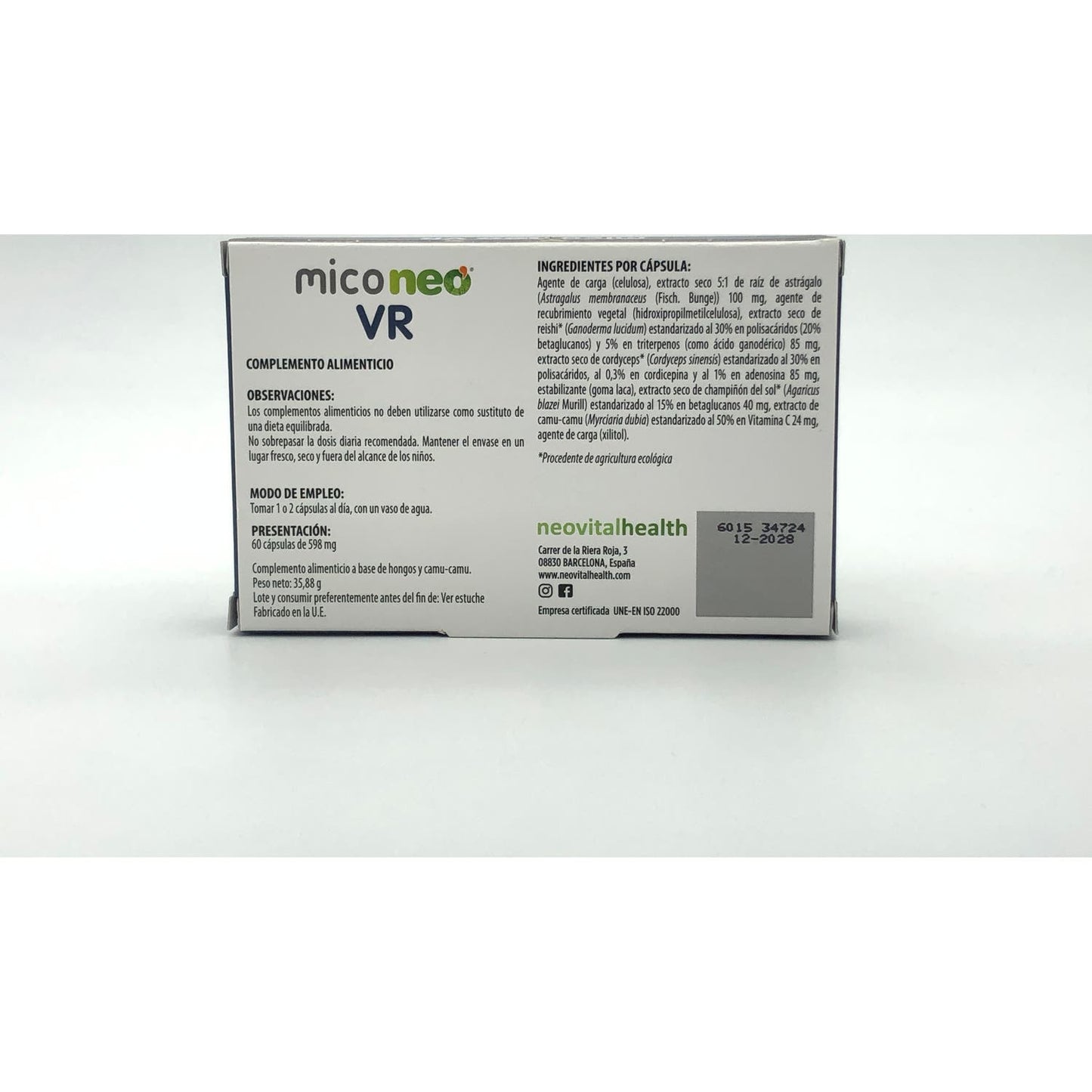 Neovital Health Mico Neo Vr 60cáps