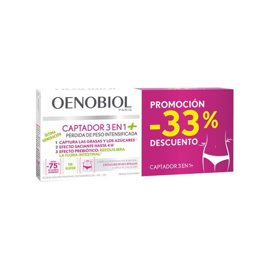Oenobiol Captador 3en1 Plus 2x60caps
