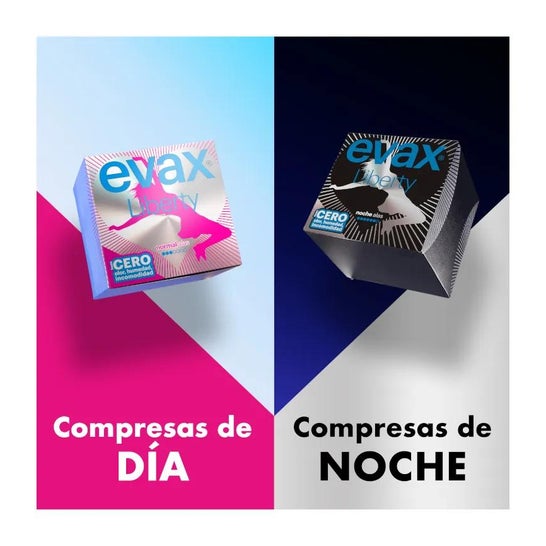 Compresas Evax Liberty normal con alas 12 compresas