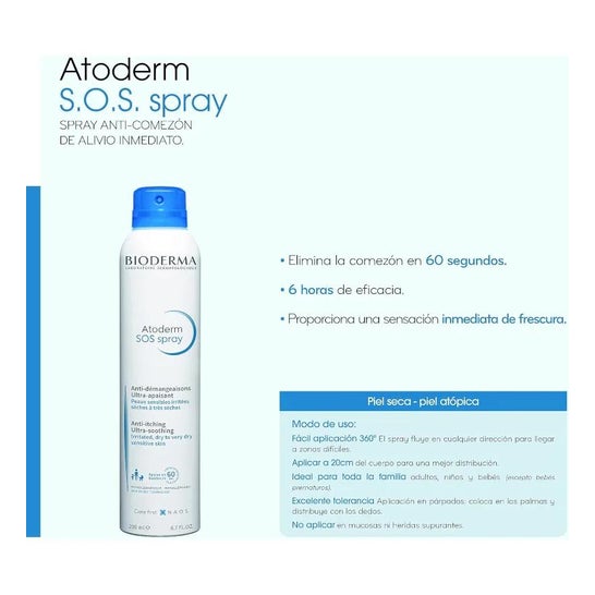 Bioderma Atoderm SOS Spray Antipicores 200ml