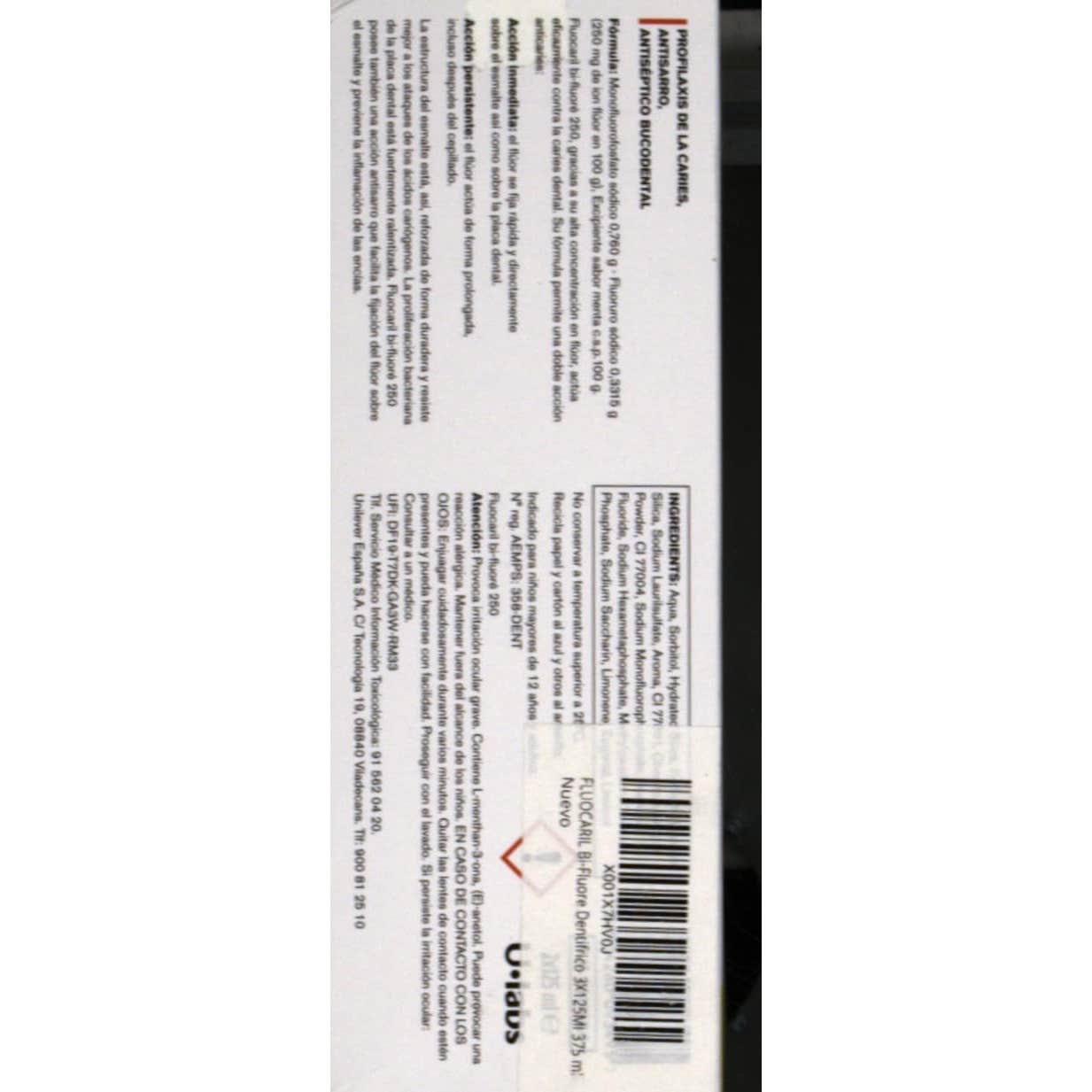 Fluocaril Bi-Fluore Triplo 125ml x 3