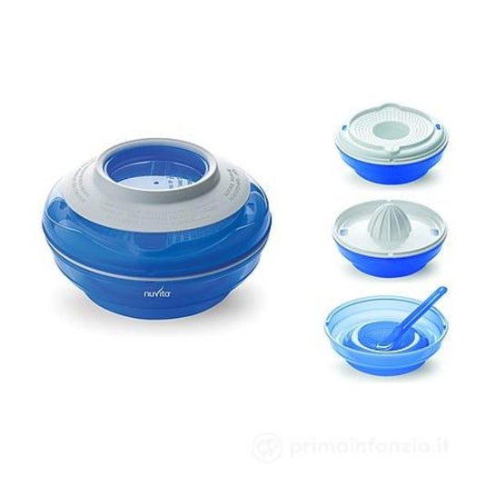 Nuvita Set Papilla Fácil 4 En 1 Azul