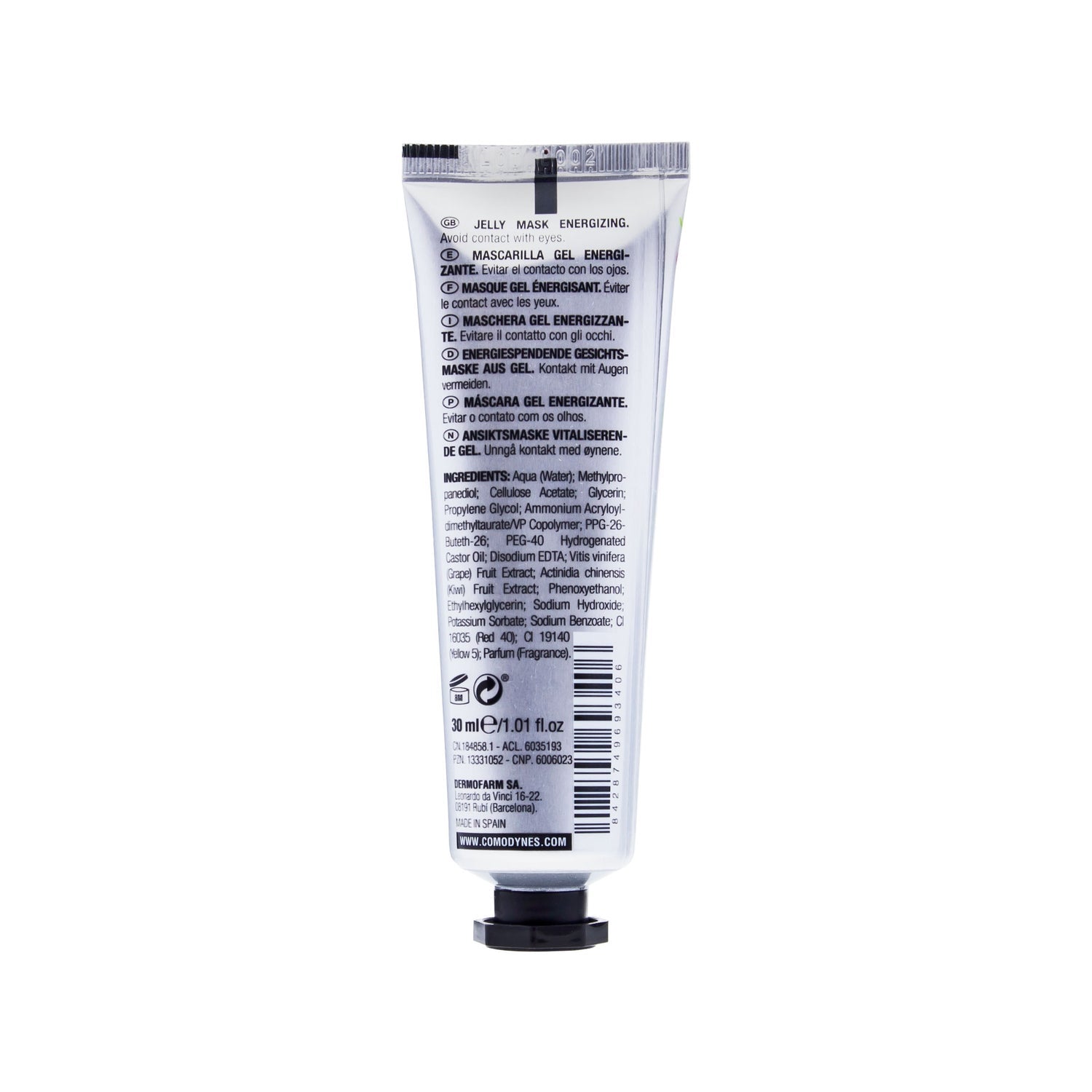 Comodynes Mascarilla Gel Energizante 30ml