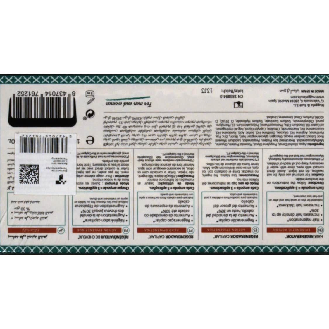 Nuggela & Sulé Regenerador Capilar 8x10ml