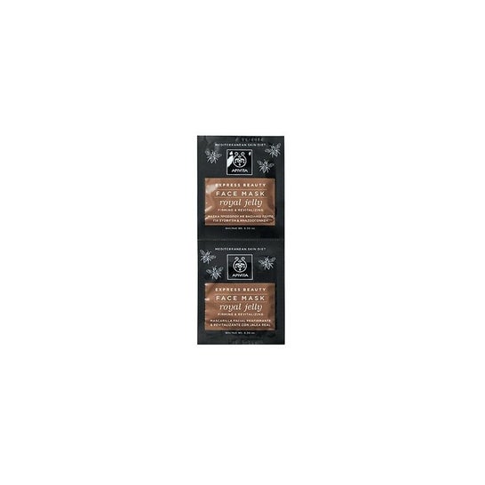 Apivita Express Mascarilla Facial Jalea Real 2x8ml