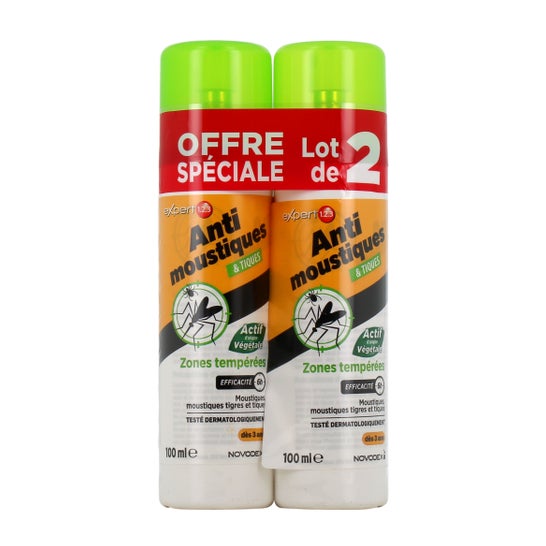 Novodex Kit Expert 123 Spray Repelente Zonas Templadas 2x100 ml
