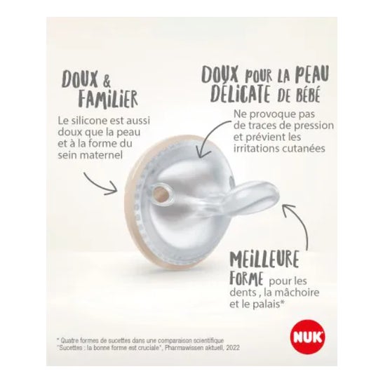 Nuk Chupete Mommyfeel 0-6m Blush 2uds