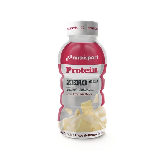 Nutrisport Protein Zero Batido Chocolate Blanco 330 ml