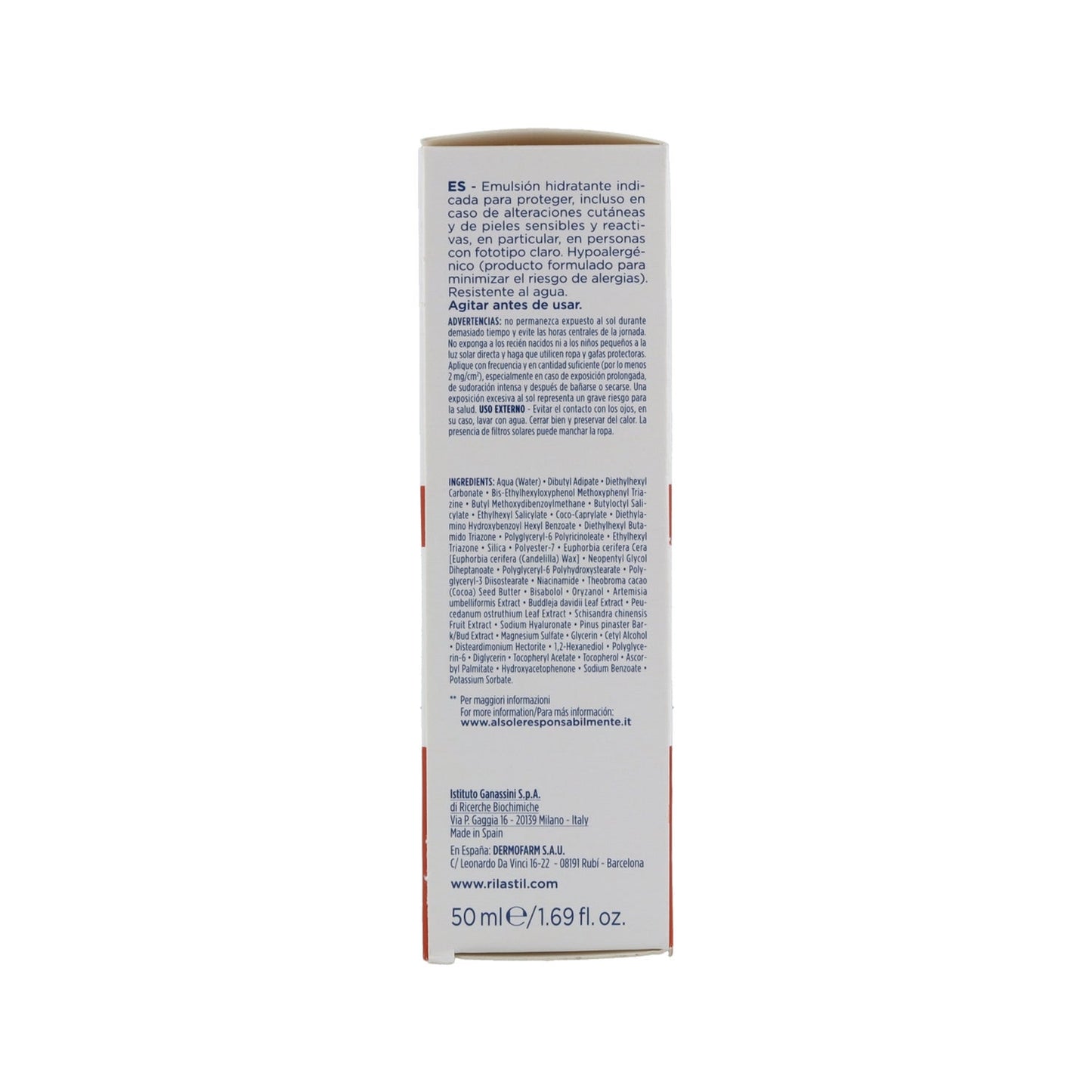 Rilastil Sun System Ultra 100-Protector Fluido Solar Facial SPF50+ 50ml
