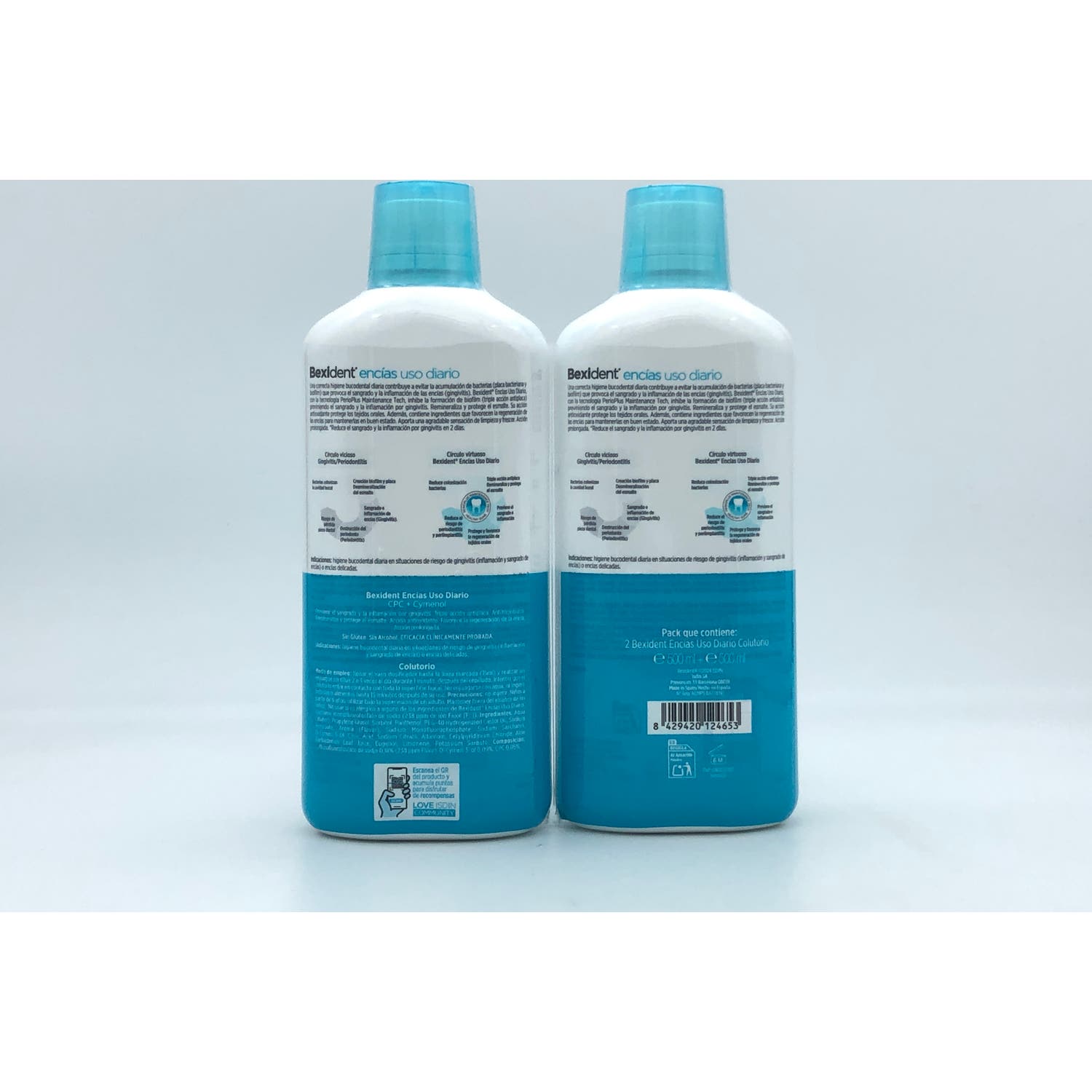 ISDIN Bexident Pack Colutorio Encías 2x500ml