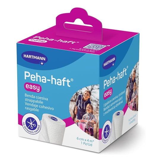 Hartmann Peha-Haft Easy Venda Cohesiva Elástica 6 cm x 4 m