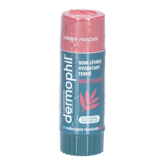 Dermophil Stick Labial Tinta Rosa Polvo 4g