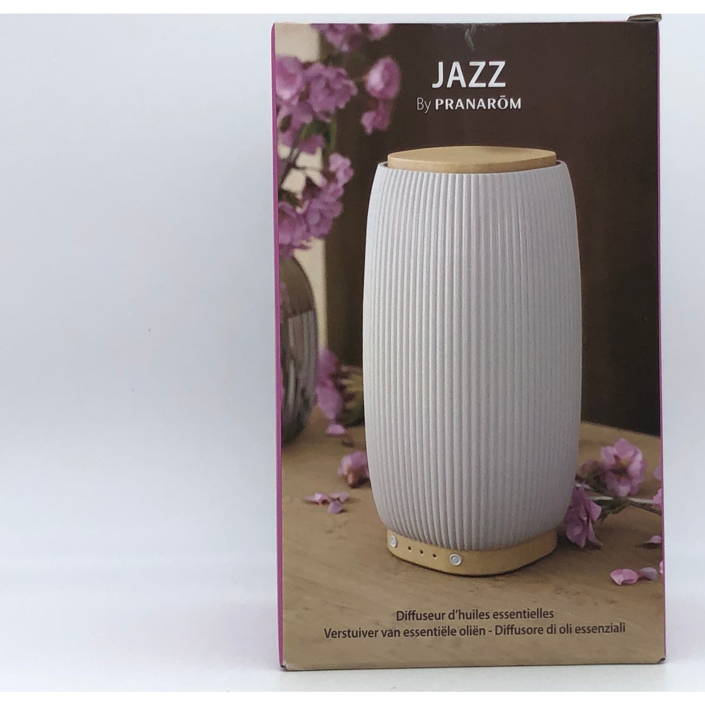 Pranarôm Jazz Difusor de Cerámica y Bambú Blanco