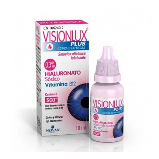 Visionlux Plus Hialuronico Y Vit Gotas 10 Ml