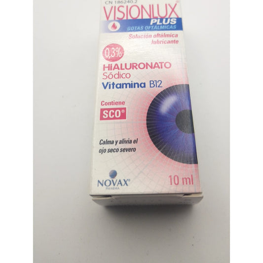 Visionlux Plus Hialuronico Y Vit Gotas 10 Ml