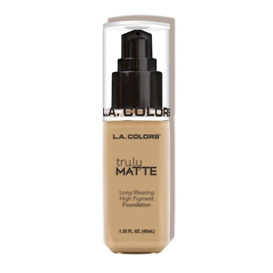 LA Colors Truly Matte Liquid Foundation Medium Beige 40ml