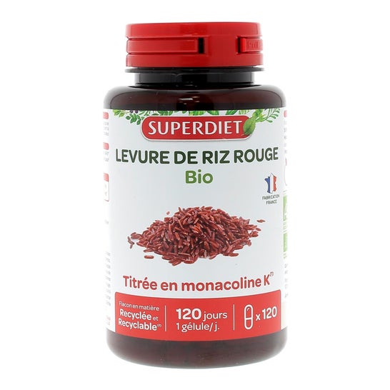Superdiet Levadura de Arroz Rojo 120caps