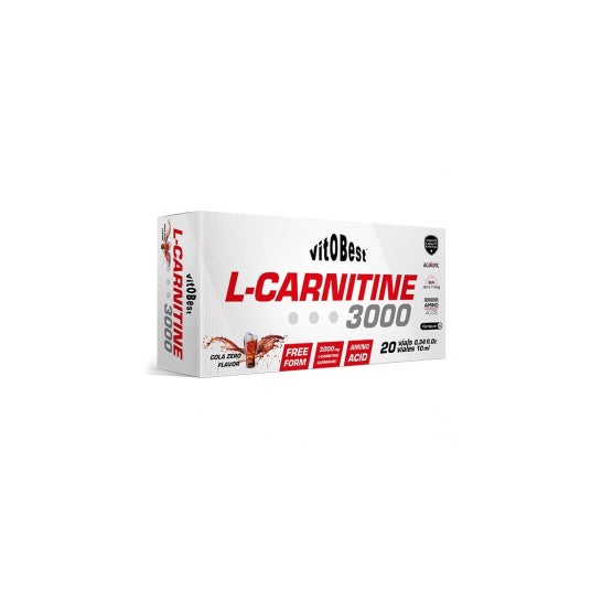 Vitobest L-Carnitine 3000 Cola 10 ml x 20 Viales