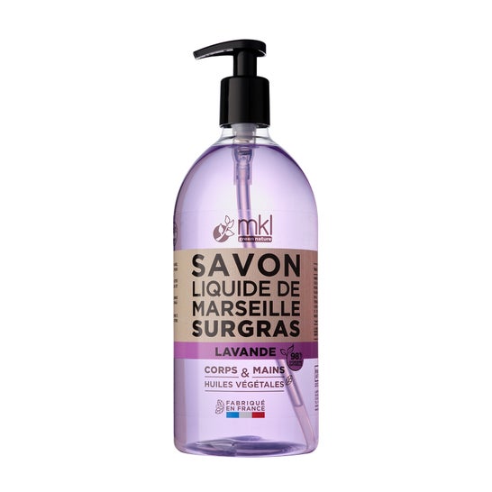 Mkl - Jabón líquido de Marsella Lavanda Argan 1000 ml