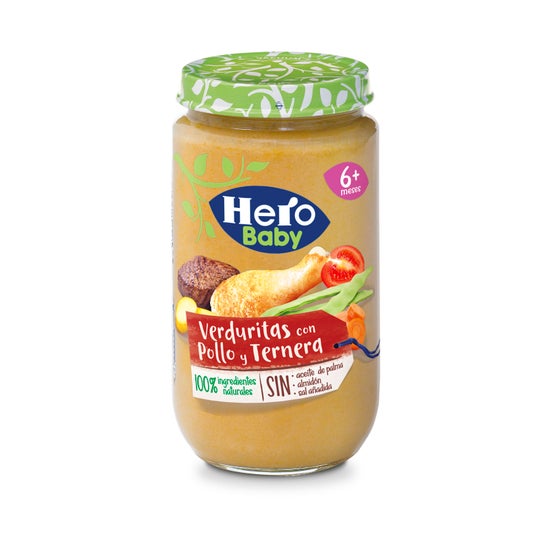 Hero Baby Hero Baby Tarrito Verduritas, Pollo Y Ternera 235G