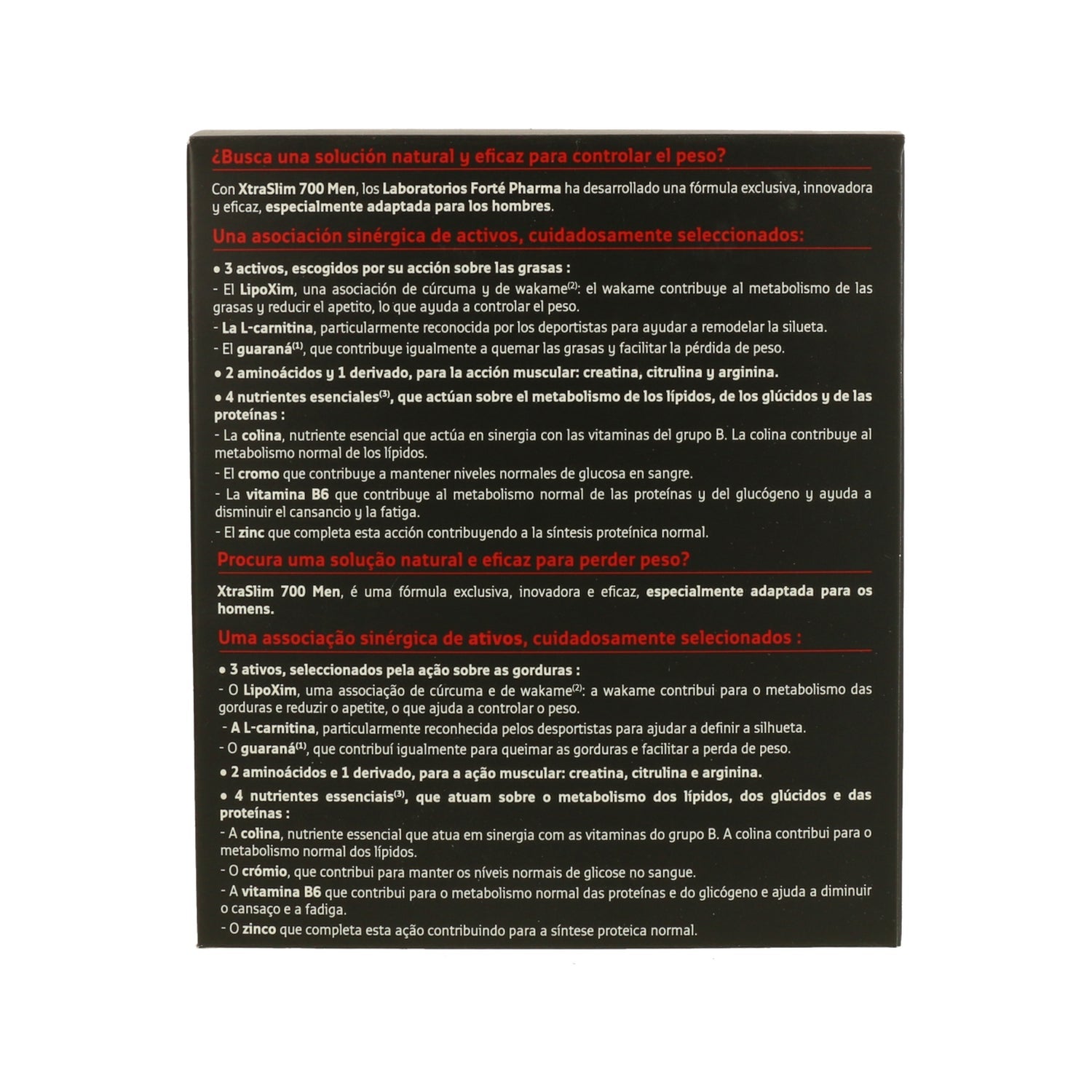 Forté Pharma XtraSlim 700 Men 120caps