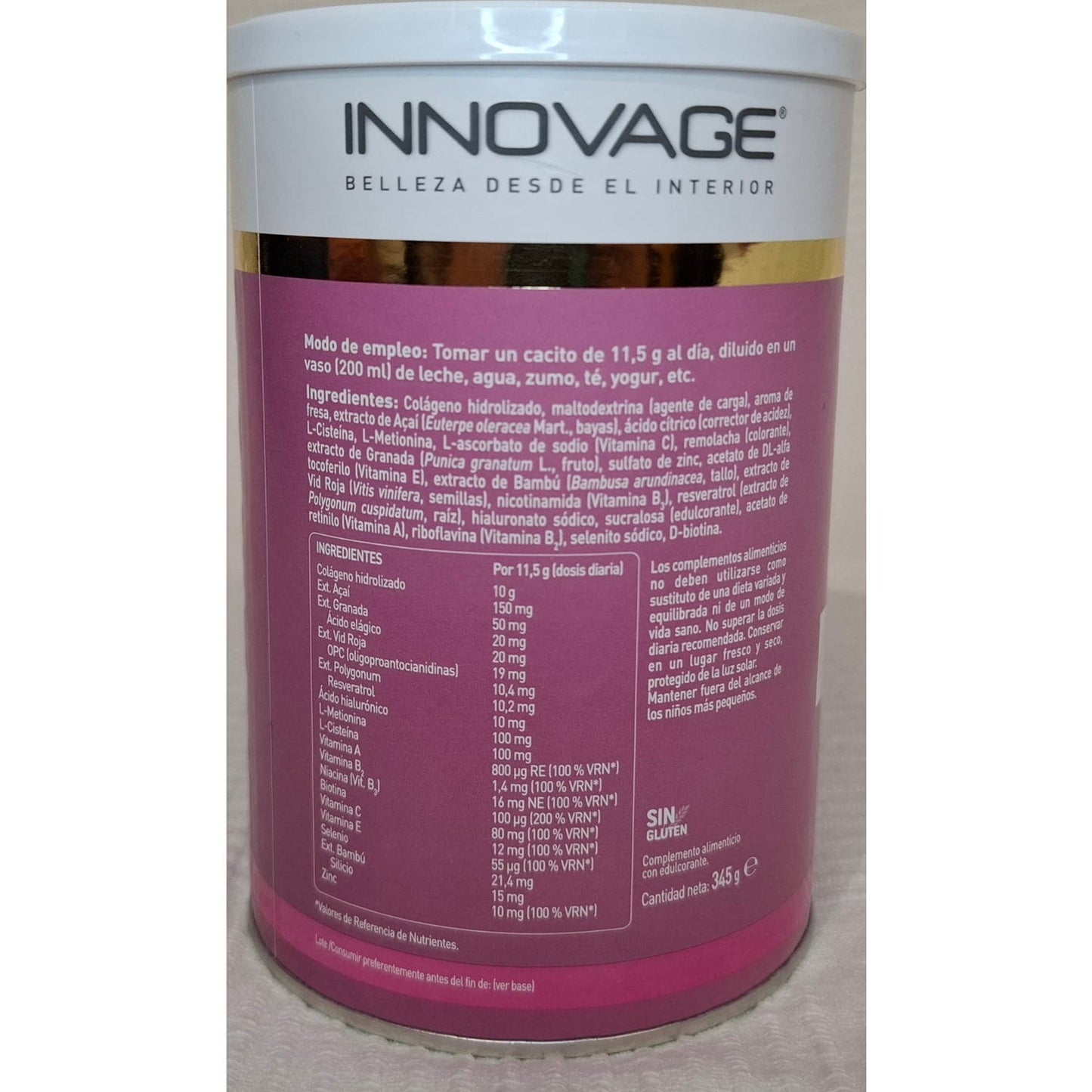 Innovage Piel Colágeno Plus 345g