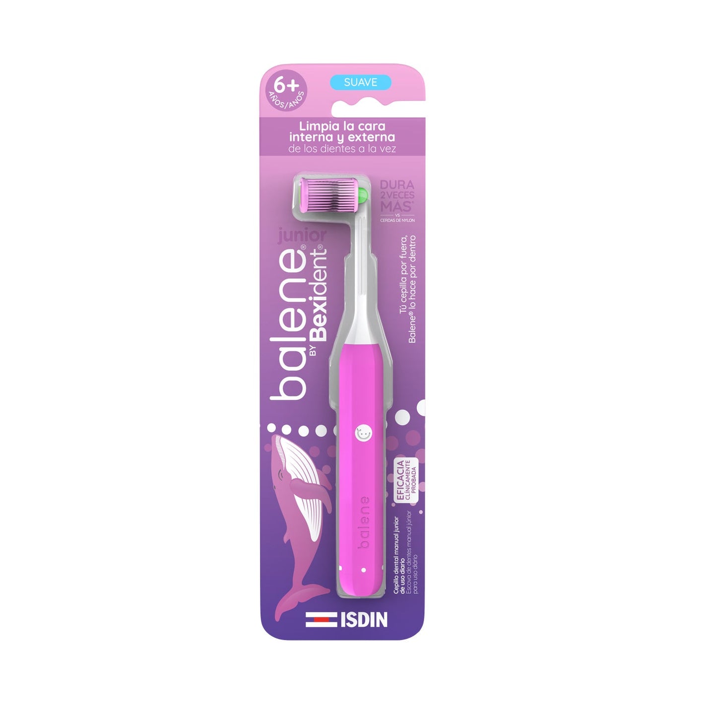 ISDIN Balene By Bexident Cepillo de Dientes Infantil Morado 1 ud