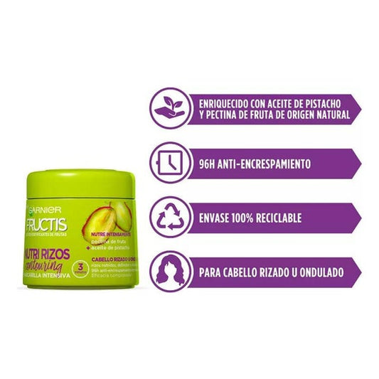 Garnier Fructis Mascarilla Hidra Rizos 300ml