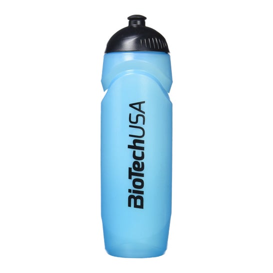 BioTech USA Waterbottle Transparent Shocking Blue 750ml