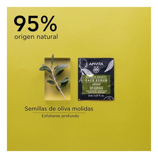 Apivita Express Beauty crema exfoliante intensiva oliva 2udsx8ml