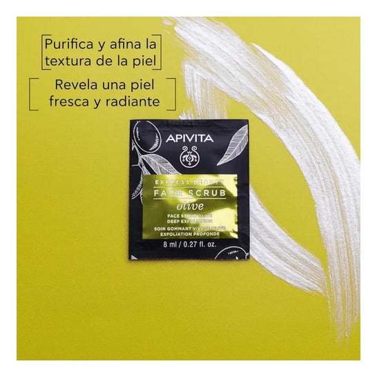 Apivita Express Beauty crema exfoliante intensiva oliva 2udsx8ml