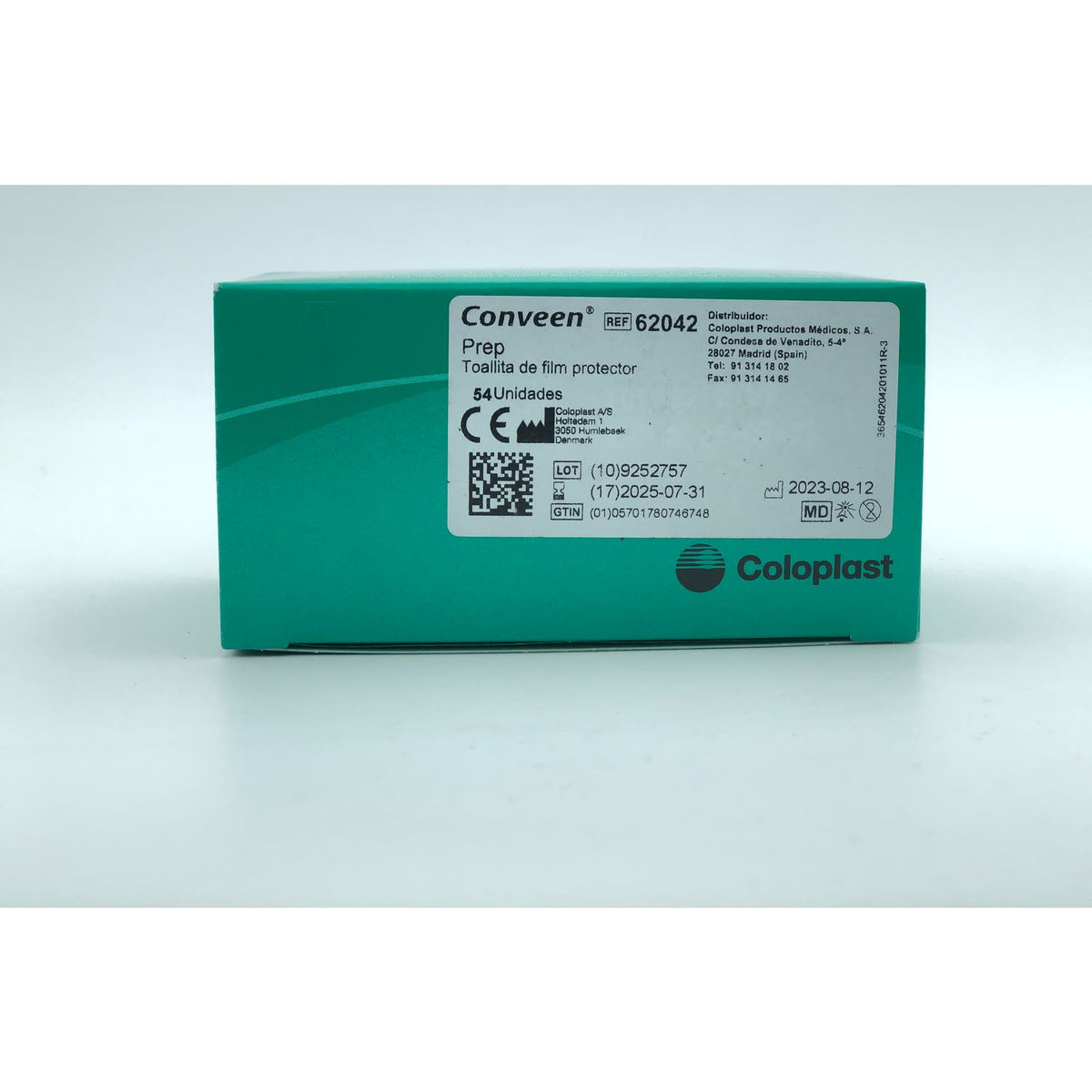 Conveen Prep Película Protectora De La Piel Toallitas 54uds