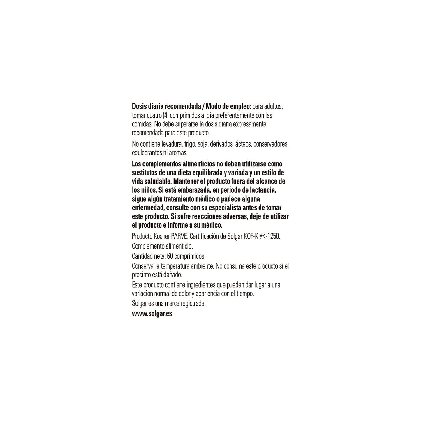 Solgar Citrato de Calcio con Vitamina D3 60comp