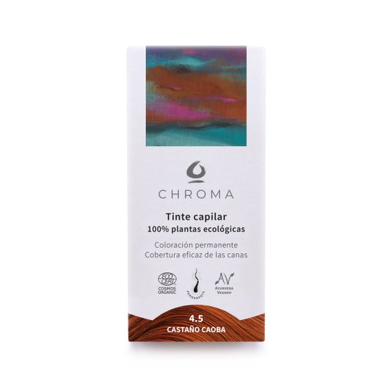 Chroma Tinte Bio 4.5 Castaño Caoba 100 g