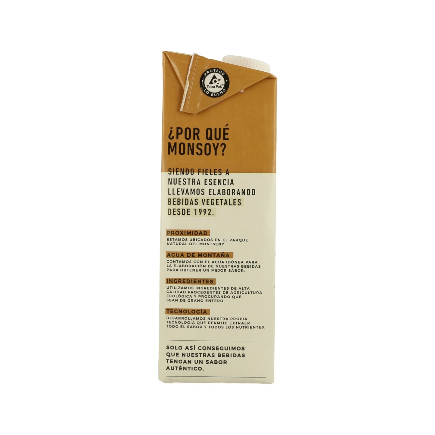 Monsoy Bebida Vegana Almendra 1000 ml