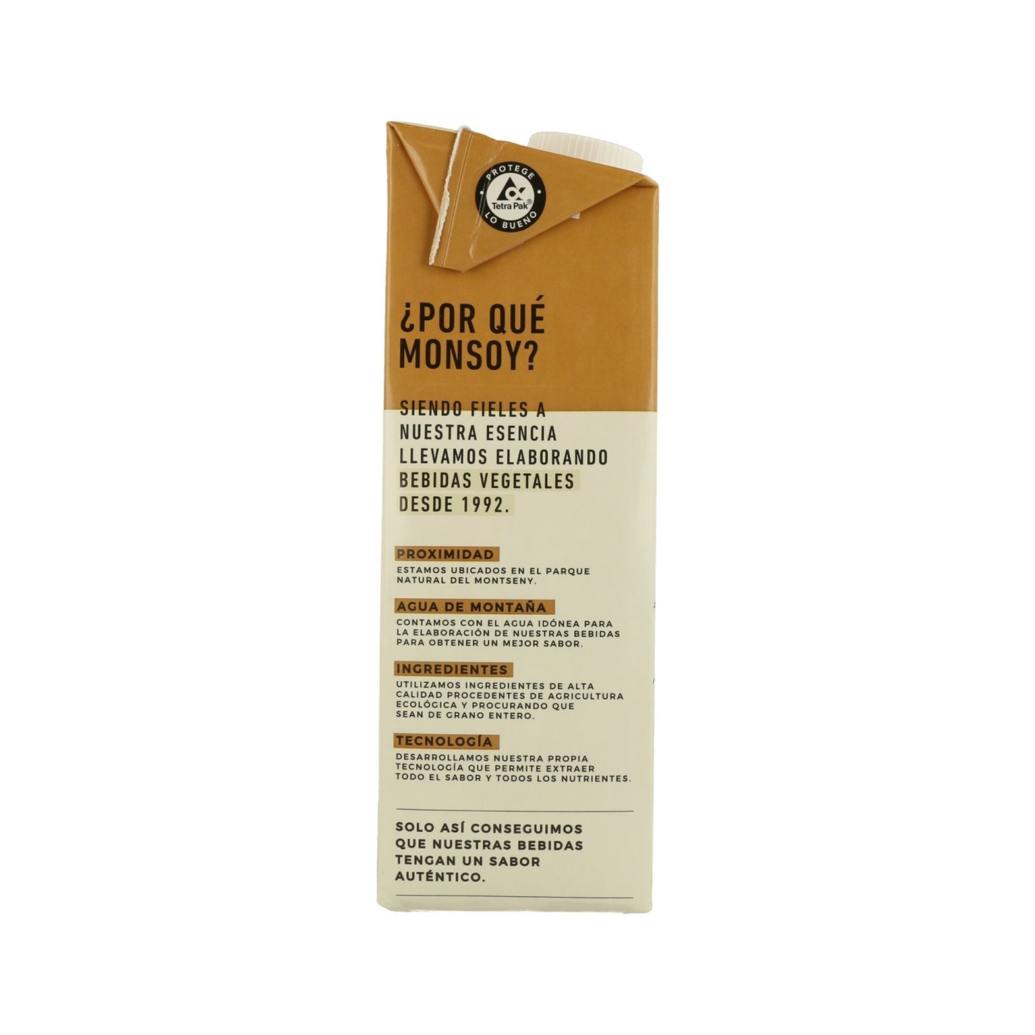 Monsoy Bebida Vegana Almendra 1000 ml