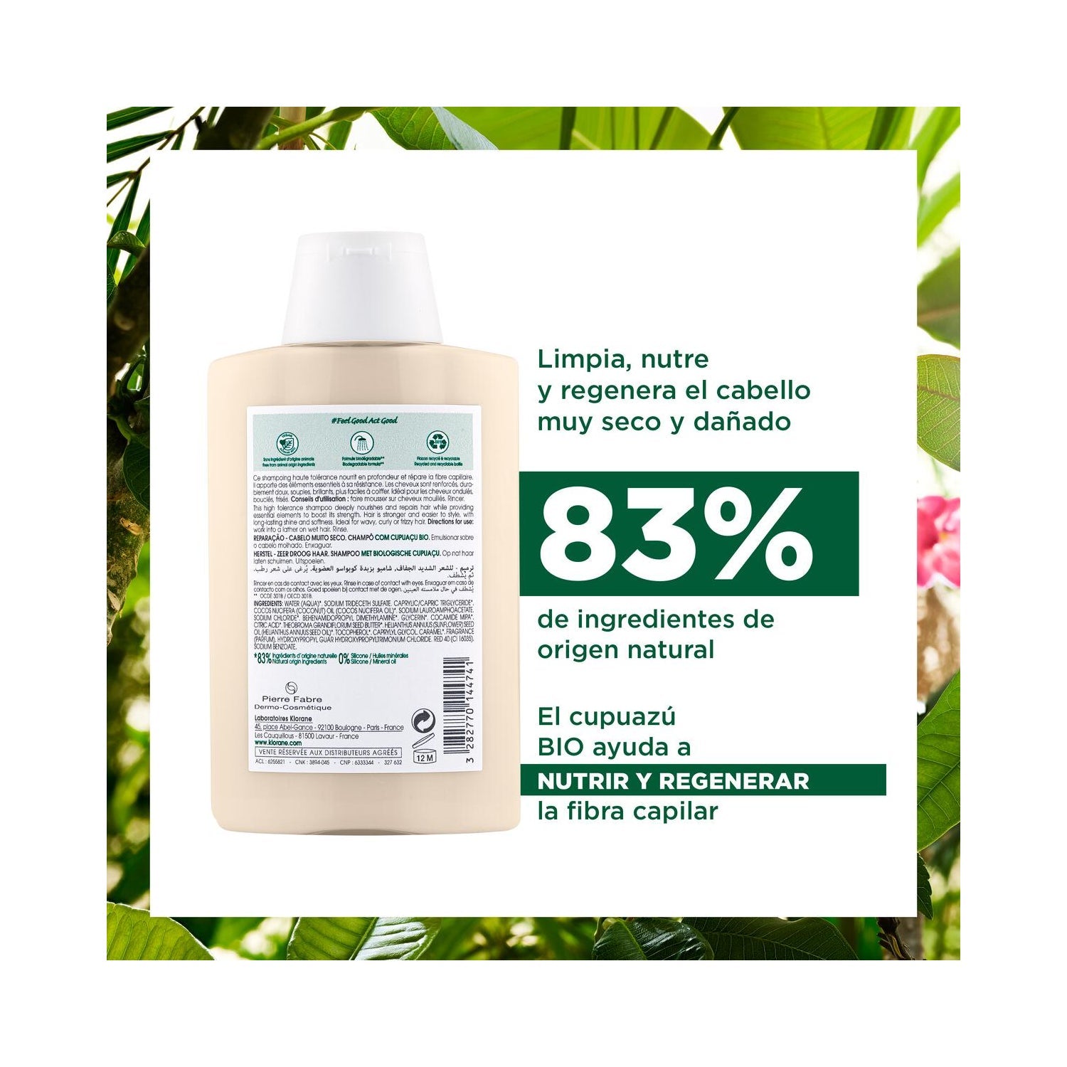 Klorane Champú al Cupuaçu BIO 200ml