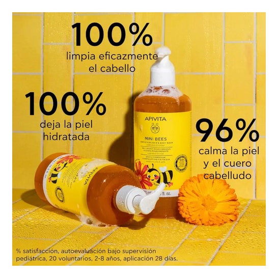 Apivita Mini Bees Gentle Kids Hair & Body Wash 500ml