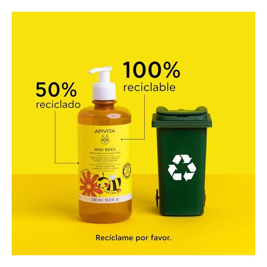 Apivita Mini Bees Gentle Kids Hair & Body Wash 500ml
