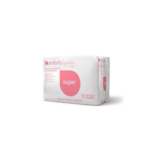 Cottons Comforts Compresa Super Incontinencia Algodón 12uds