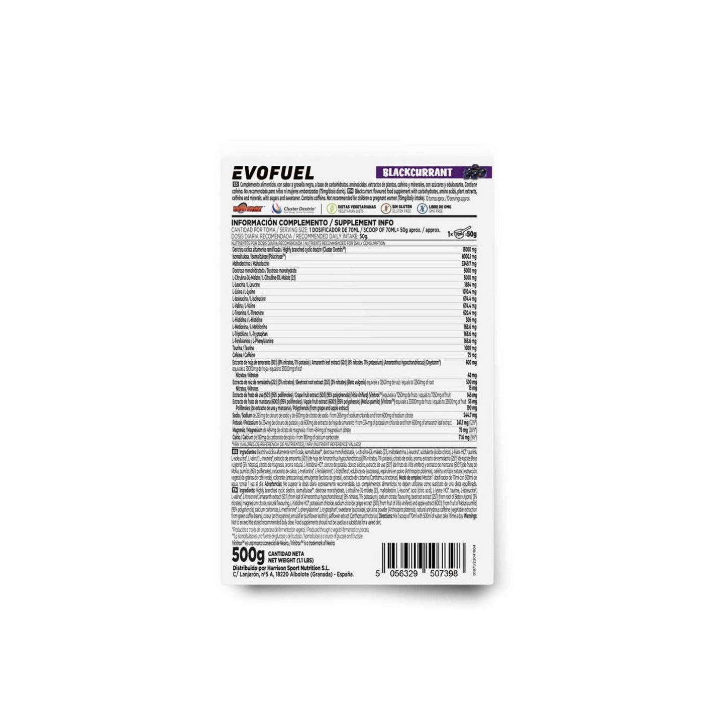 HSN Evofuel Grosella Negra 500g