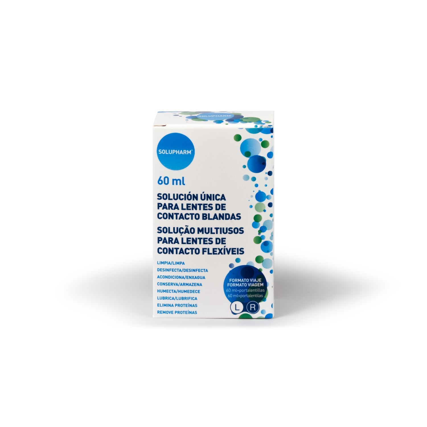 Solupharm solución única para lentes de contacto blandas 60 ml