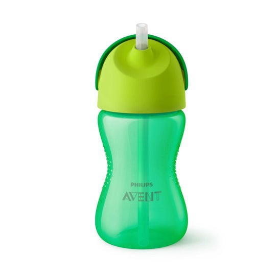 Avent Vaso pajita verde 300ml