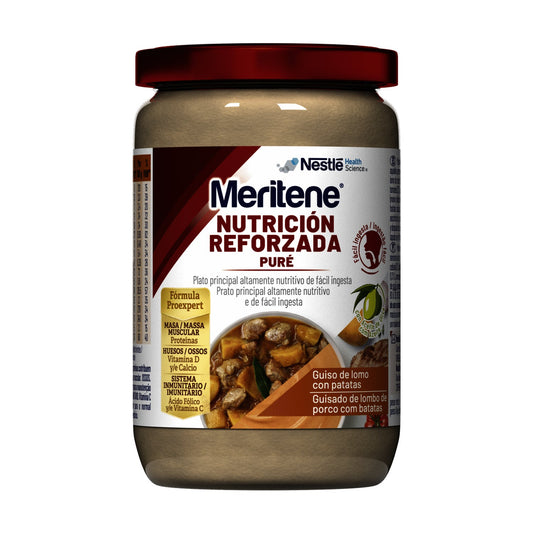 Meritene Nutrición Reforzada Puré Guiso de Lomo con Patatas 300g