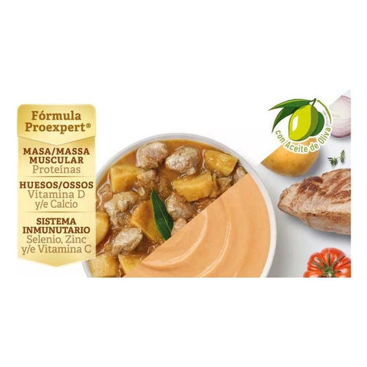 Meritene Nutrición Reforzada Puré Guiso de Lomo con Patatas 300g