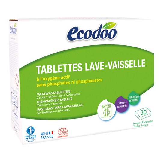 Ecodoo Pastillas para Lavavajillas 30uds