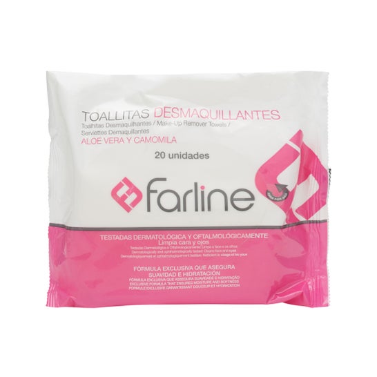 Farline Toallitas Desmaquilladoras 20 uds