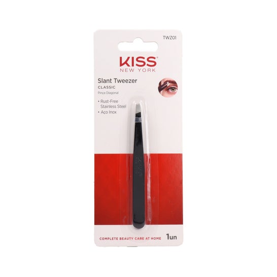 Red By Kiss KNY Slant Tip Tweezer Classic 1 ud
